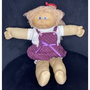 Jesmar Cabbage Patch Doll Blue Eyes Made in Spain 1982 Xavier Roberts Head Mold